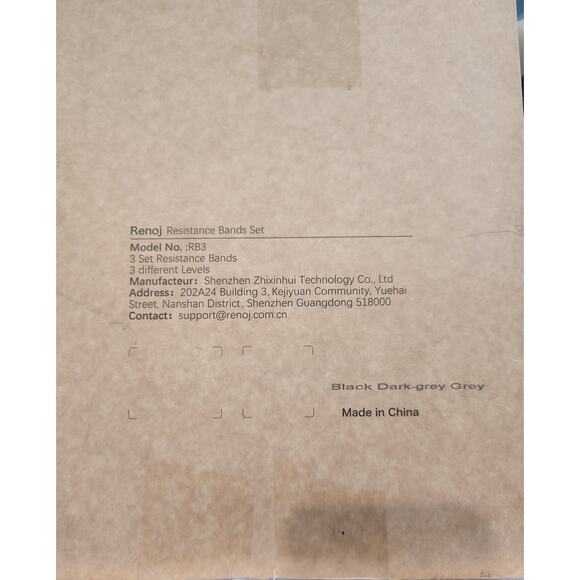 Renoj Resistance Bands - Light, Medium, Heavy - New in sealed package - Picture 4 of 5